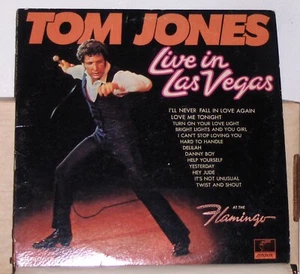 Tom Jones - Live in Las Vegas - 1969 Vinyl LP Record Album - Picture 1 of 2