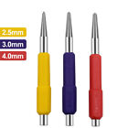 3PCS CENTRE PUNCH SET Pre Drilling Scribe Mark Dot Point Marking Metal Wood
