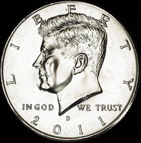 2011 D Kennedy Half Dollar - BU Cover