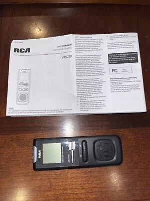 RCA VR5220 Handheld 512mb Digital Voice Recorder Tested - Image 1 of 4