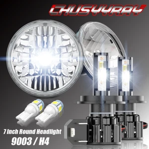 Per Classic MG MGB Midget Xenon LED Bianco 7 Pollici Conversione Faro Kit Aggiornamento - Foto 1 di 17