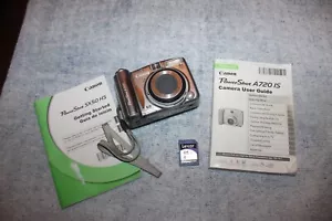 Canon Digital Camera Powershot A720 IS 8.0MP Silver Tested - Picture 1 of 14