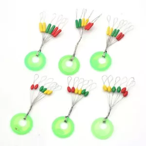 Stops Fishing Float Fishing Bobber Oval Floating Stopper Rubber Space Beans - Picture 1 of 20