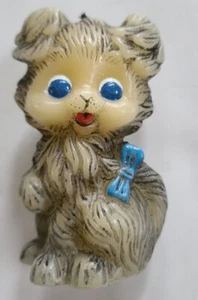 Vela de perro años 70 delicias animales en forma sin usar pegatina original Hong Kong de colección  - Imagen 1 de 5