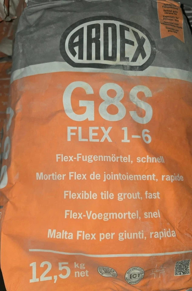 25 kg ARDEX anthrazit G8S FLEX Flexfuge Fugenmörtel Fugenspachtel Fugenmasse