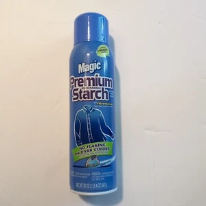 Magic Premium Professional Spray Starch W/Fibrenhancer No Flaking Sticking 20 Oz - Picture 1 of 2