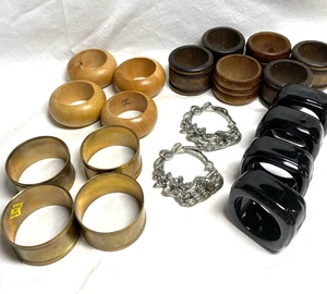 Miscellaneous Lot of Napkin Rings Lot of 20 - Picture 1 of 6