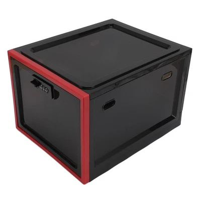 Large Medicine Lock Box Transparent Plastic Lockable Storage Box 3 Digit Com CUT - Image 1 of 4