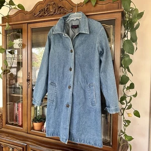 Vintage 90’s Denim & Co Chore Coat Damen L Scheunenjacke - Bild 1 von 8