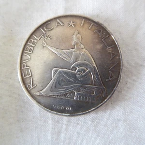 Moneda de plata Italia 500 liras 1961 (W160) - Imagen 1 de 6