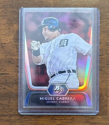2012 Bowman Platina Miguel Cabrera Rubi - Imagem 1 de 2