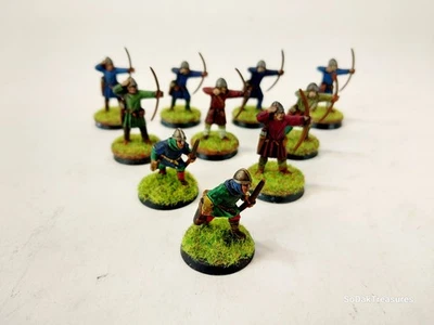 Lote de 10 pintados profesionales Victrix Norman Archers de 28 mm Foto 1 de 4