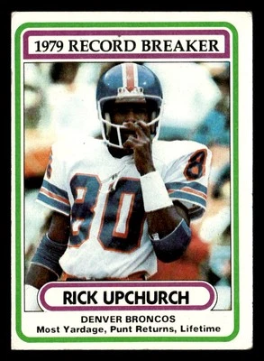 1980 Topps #5 Rick Upchurch - Image 1 of 2
