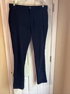 Pantalones de golf Puma Jackpot para hombre talla 36x34 azul marino ajuste de rendimiento elásticos bolsillos - Imagen 1 de 18