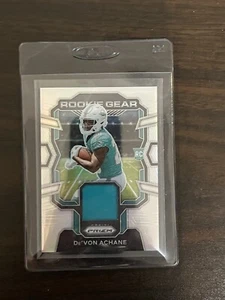 2023 Panini Prizm SILVER Rookie Gear De'Von Achane Patch #RG-DA C75 - Picture 1 of 2