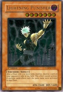 BESCHÄDIGTER Lightning Punisher (UTR) - 1. Auflage Cyberdark Impact YuGiOh BESCHÄDIGT - Bild 1 von 1