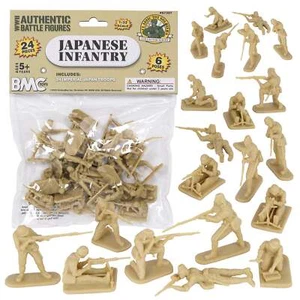BMC-67307 ""BMC CTS 2. Weltkrieg japanische Soldaten (24 Stck.) hellbraun"" 1/32 Kunststoff Spielzeug Armee Männer - Bild 1 von 6