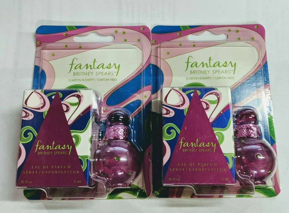 2 PACK Britney Spears Fantasy Eau de Parfum 0.16 oz / 5 ml SPLASH - Image 1 of 1