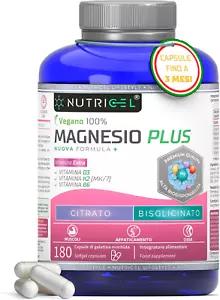 Magnesio Completo - Magnesio Citrato + Magnesio Bisglicinato 2177Mg - anti Stres - Foto 1 di 12