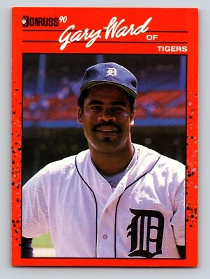 Gary Ward 1990 Donruss #621 Detroit Tigers - Image 1 of 2