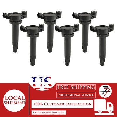 Kit de bobina de encendido 6 piezas para Toyota Highlander 2004-2010 3,3 L V6 90919-02246 Foto 1 de 4