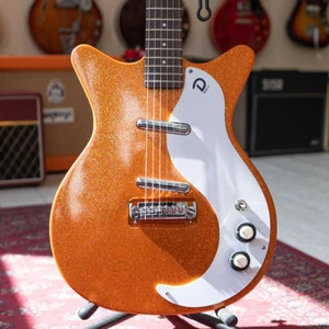 Guitarra Eléctrica Danelectro '59M NOS ~ Copo de Metal Naranja - Imagen 1 de 11