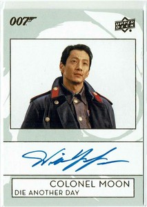 007 James Bond Collection 2019 Autograph Card A-WL Will Yun Lee as Colonel Moon