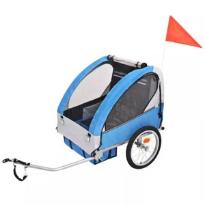 Fold Child Bike Trailer Kids Carrier Safety Harness Baby Stroller Jogger g P6F2 - Picture 1 of 6