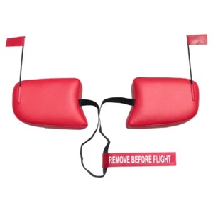 Cessna 150M Cowl Plugs w/ RBF Streamer (Color: Red) - Bild 1 von 1