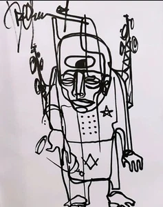 DOZE GREEN Original 2004 Drawing 6.75x8.5in SEEN/COPE/DAZE/SONIC/FUTURA/JONONE - Picture 1 of 1