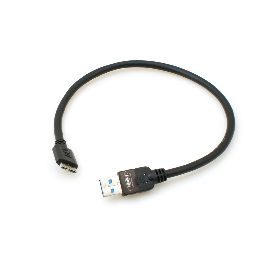 System-S Micro USB 3.0 Kabel Adapter Datenkabel und Ladekabel 30 cm - Bild 1 von 1