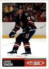 2002-03 Topps Total Hockey #82 Chris Simon