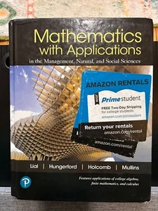Mathematics with Applications : In the Management, Natural and Social... - Bild 1 von 4