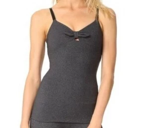 Camiseta sin mangas Beyond Yoga X Kate Spade Peek-a-Boo gris jaspeado talla pequeña nueva con etiquetas - Imagen 1 de 4