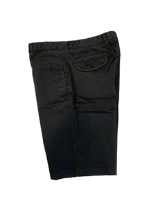 Theory Men’s Flat Front Cotton Blend Casual Shorts Dark Blue Sz 32 - Picture 1 of 7