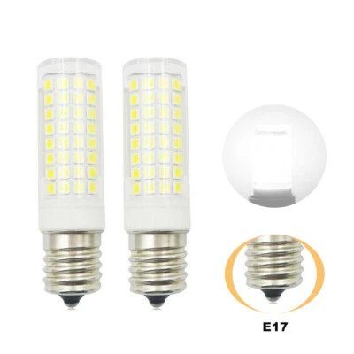 2pcs E17 LED Bulb C9 7W 110V 102-2835 White Ceramics Light for Microwave Oven H - Image 1 of 4