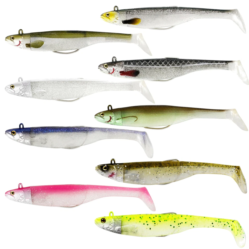 Westin Magic Minnow Jig 42g 14cm - 1 Jigkopf + 2 Gummifische, Meeresshads, Köder - Bild 1 von 1