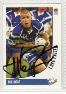 π₯ 2003 TELEGRAPH SIGNED CARD LUKE PATTEN #27 π₯ - Picture 1 of 1