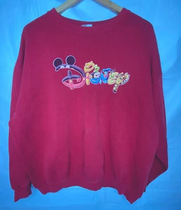 Sudadera Vintage The Disney Store Mickey & Friends Signature Unisex Talla XL - Imagen 1 de 12