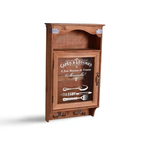 Key Box Wall Display Cabinet Towel Hooks Kitchen Cabinet Bathroom Cabinet - Picture 1 of 7