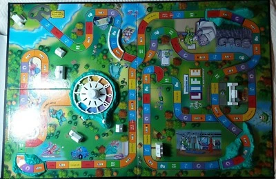 The Game Of Life In Monstropolis Board Game Disney Pixar Monsters Inc 2001  - Image 1 of 4