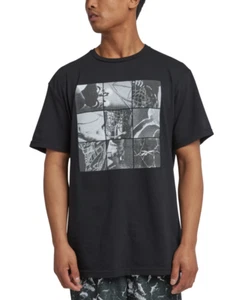 Reebok Men Above the Rim Basketball Collage Graphic T-Shirt Black Size 2XL - Picture 1 of 3
