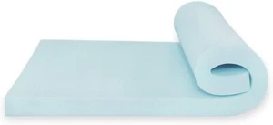 Comfort & Relax 2.5 In Memory Foam Mattress Topper with Gel Tech, Cal King Size - Picture 1 of 7