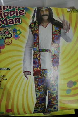x 401Hippie Dippie Man Halloween Costume Size up to 42" Chest Forum Novelties - Image 1 of 4