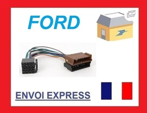 Ford Transit Puma Probe Fiesta Mondeo Escort Cable Iso Wiring Harness Autoradio - Imagen 1 de 1