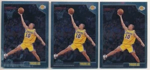TYRONN LUE LOT OF (3) 1998/99 TOPPS CHROME 166 RC ROOKIE LOS ANGELES LAKERS MINT - Picture 1 of 2