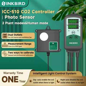 INKBIRD CO2 Regler Kohlendioxid Controller ICC-510 Grow Tent Gewächshaus Timer - Bild 1 von 22
