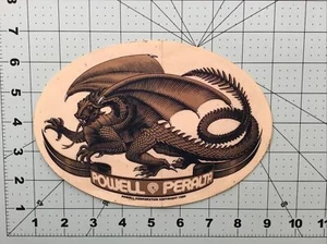 VINTAGE 1980 GOLD POWELL PERALTA *Skateboard Decal /RARE - Picture 1 of 1