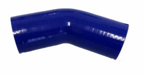 SILICONE BEND INTERCOOLER HOSE 2" ELBOW 45 DEGREE - BLUE - Picture 1 of 1