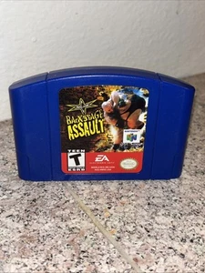 WCW Backstage Assault (Nintendo 64 N64) Authentic -Tested- Game - Picture 1 of 6